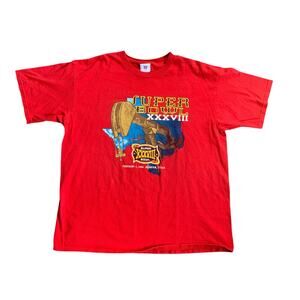 Super Bowl 38 2004 Vintage Houston Texas T-Shirt - XL